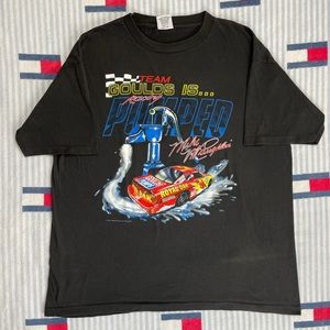 Vintage 1997 Mike McLaughlin Team Goulds Racing nascar short sleeve tee shirt